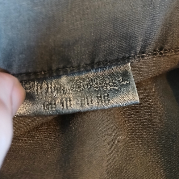 Vintage y2k olive green cargo mini dress - Picture 8 of 10